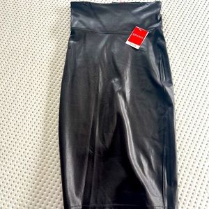 Spanx Faux Leather Pencil Skirt